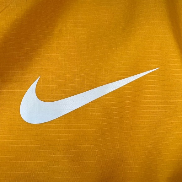 NIKE WVU Mountaineers Jacket Mens Size XL Yellow Half Zip Windbreaker College - Picture 4 of 16